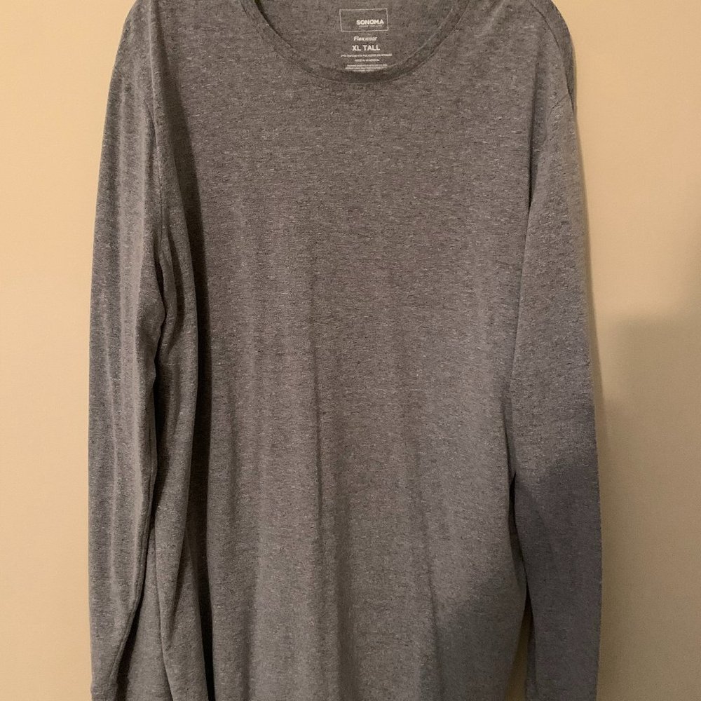 MENS SONOMA LONG SLEEVE TEE SHIRT SIZE XLT  #442